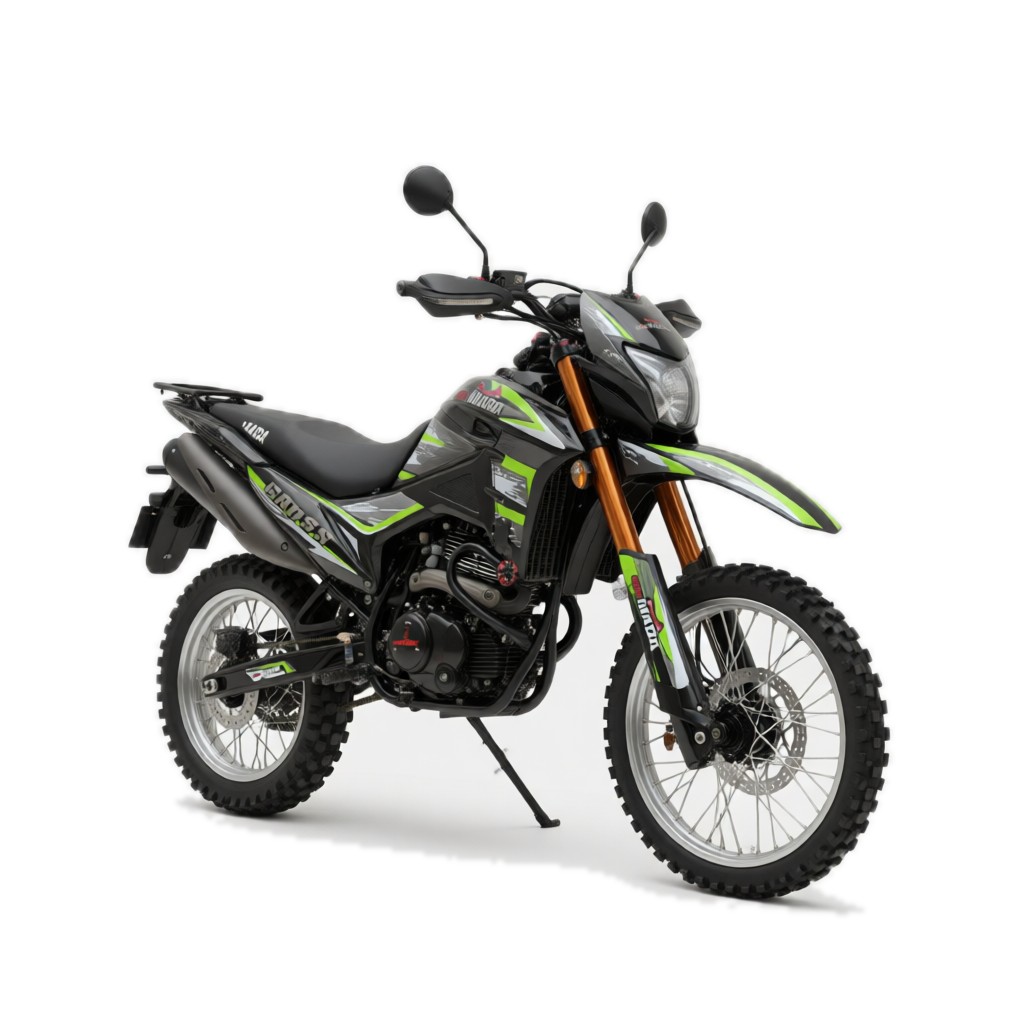NM250GY CROSS Motos tout-terrain — vue studio (fond blanc neutre)